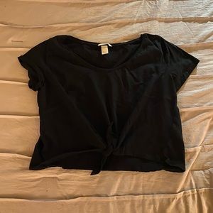 Black Crop Top
